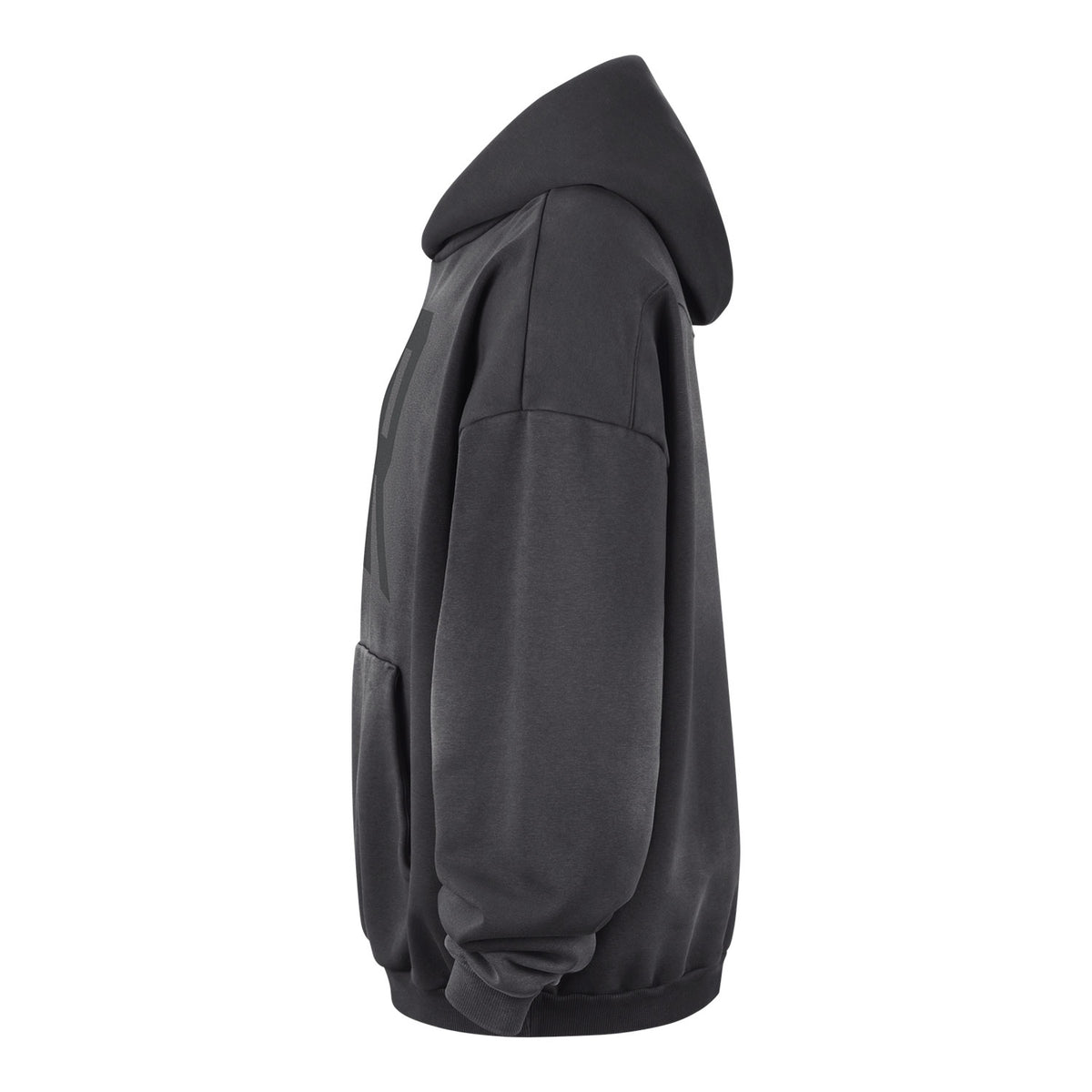 OKC Thunder Nike 2026-27 Washed Travel Hoodie in Black - Side View
