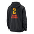 2024-25 OKLAHOMA CITY THUNDER SHAI GILGEOUS-ALEXANDER CITY EDITION HOODIE IN BLACK - BACK VIEW