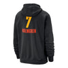 2024-25 OKLAHOMA CITY THUNDER CHET HOLMGREN CITY EDITION HOODIE IN BLACK - BACK VIEW