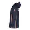 2025-26 CITY EDITION OKC THUNDER NIKE AUTHENTIC HOODIE in Blue - Side View