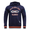 2025-26 CITY EDITION OKC THUNDER PRO STANDARD FLEECE SWEATSHIRT in Navy - Front View