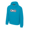 OKC Thunder Stadium Essentials City Edition 2025-26 Chenille Sweatshirt in Blue - Front View