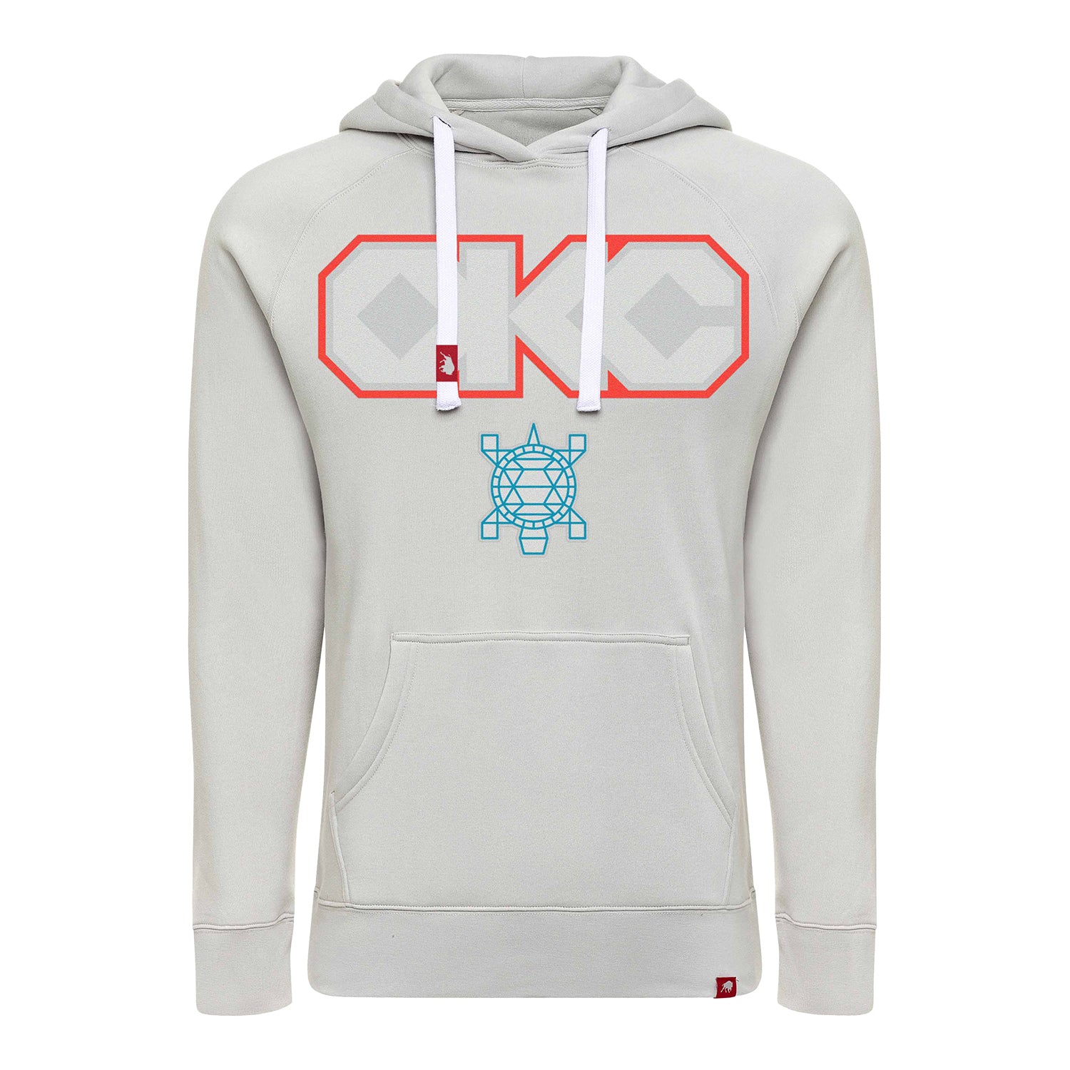 OKC Thunder Sportiqe City Edition 2025-26 Native Suede Sweatshirt in White - Front View