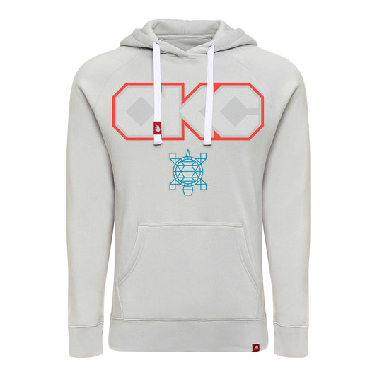 OKC Thunder Sportiqe City Edition 2025-26 Native Suede Sweatshirt in White - Front View