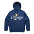 OKC THUNDER 2024-25 CHAMPIONS SCRIPT HOODIE in Blue - Front view