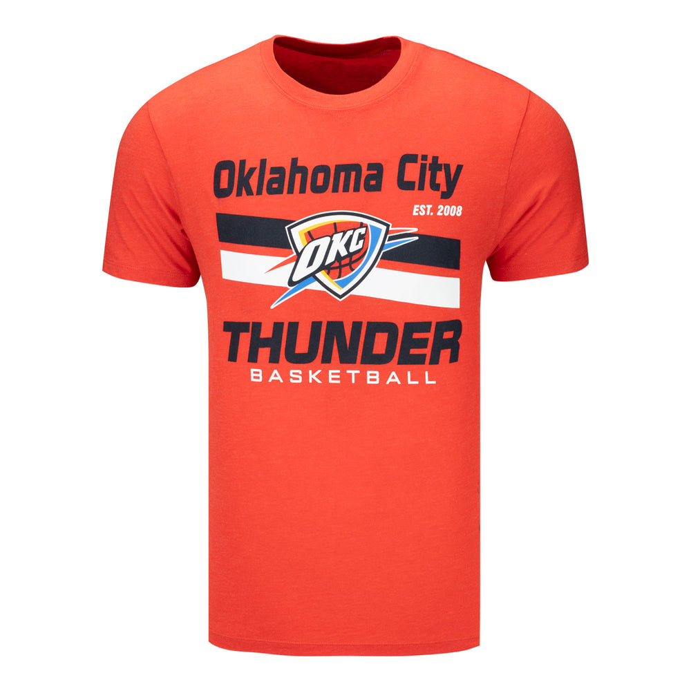Nba Oklahoma City Thunder Men's Long Sleeve Gray Pick And Roll