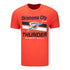 OKC THUNDER MENS POWER MOVE CLUB T-SHIRT IN ORANGE - FRONT VIEW