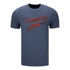 OKC THUNDER MENS FIELDHOUSE THROWBACK T-SHIRT IN GREY - FRONT VIEW