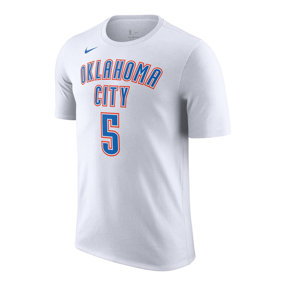 UNK NBA Oklahoma City Thunder OKC Gray Men's Cotton Blend Tee Shirt Size  Small