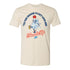 OKC THUNDER IOG HOLIDAY TREE CAKE T-SHIRT IN CREAM - FRONT VIEW
