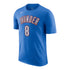 NIKE THUNDER JALEN WILLIAMS N&N T-SHIRT IN BLUE - FRONT VIEW