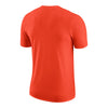 OKC THUNDER NIKE CORE SHIELD T-SHIRT IN ORANGE - BACK VIEW