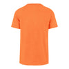 OKLAHOMA CITY THUNDER 47 BRAND FRANKLIN SHIELD T-SHIRT IN ORANGE - BACK VIEW