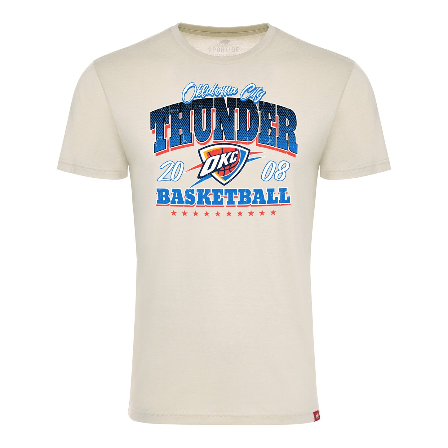 OKC THUNDER SPORTIQE COMFY DISTRESSED T-SHIRT