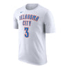 Oklahoma City Thunder Nike Association Edition Josh Giddey Name And Number Tee - front view