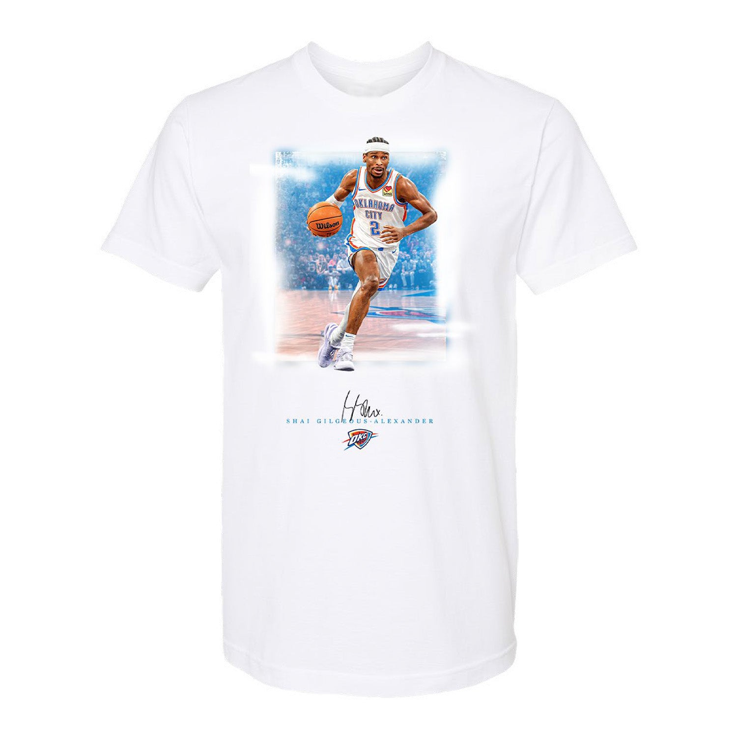 OKC THUNDER SGA PLAYER T-SHIRT