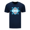 NEW ERA OKC NATIVE AMERICAN HERITAGE PATTERN NAVY T-SHIRT