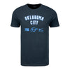 OKC BLUE NIKE SPLATTER T-SHIRT