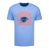 OKC BLUE NIKE OUTLINE T-SHIRT