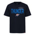 OKC THUNDER SPORTIQE DISTRESSED T-SHIRT - Front View