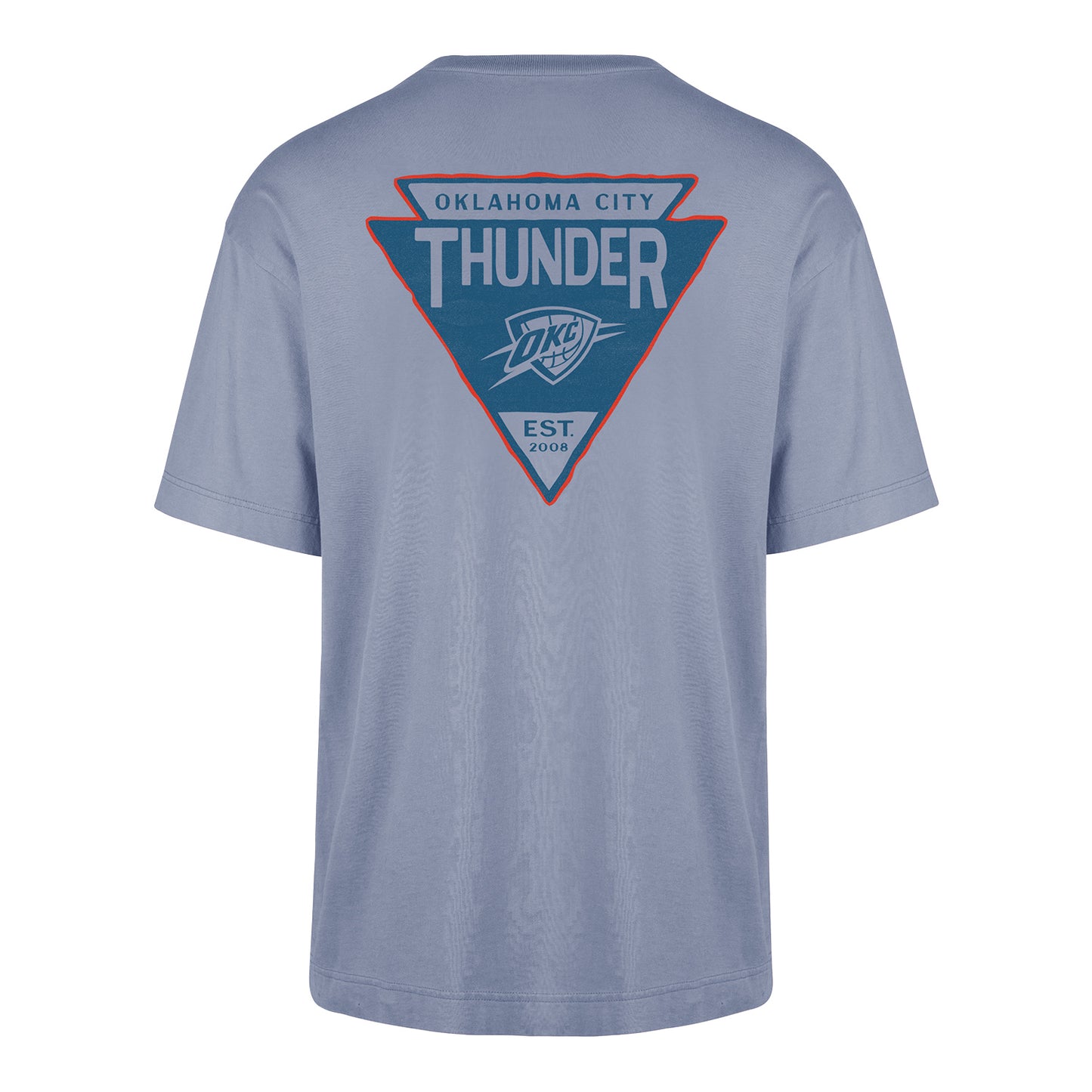 OKC THUNDER 47 BRAND OUTDOORS SWITCHBACK T-SHIRT in Blue - Back View