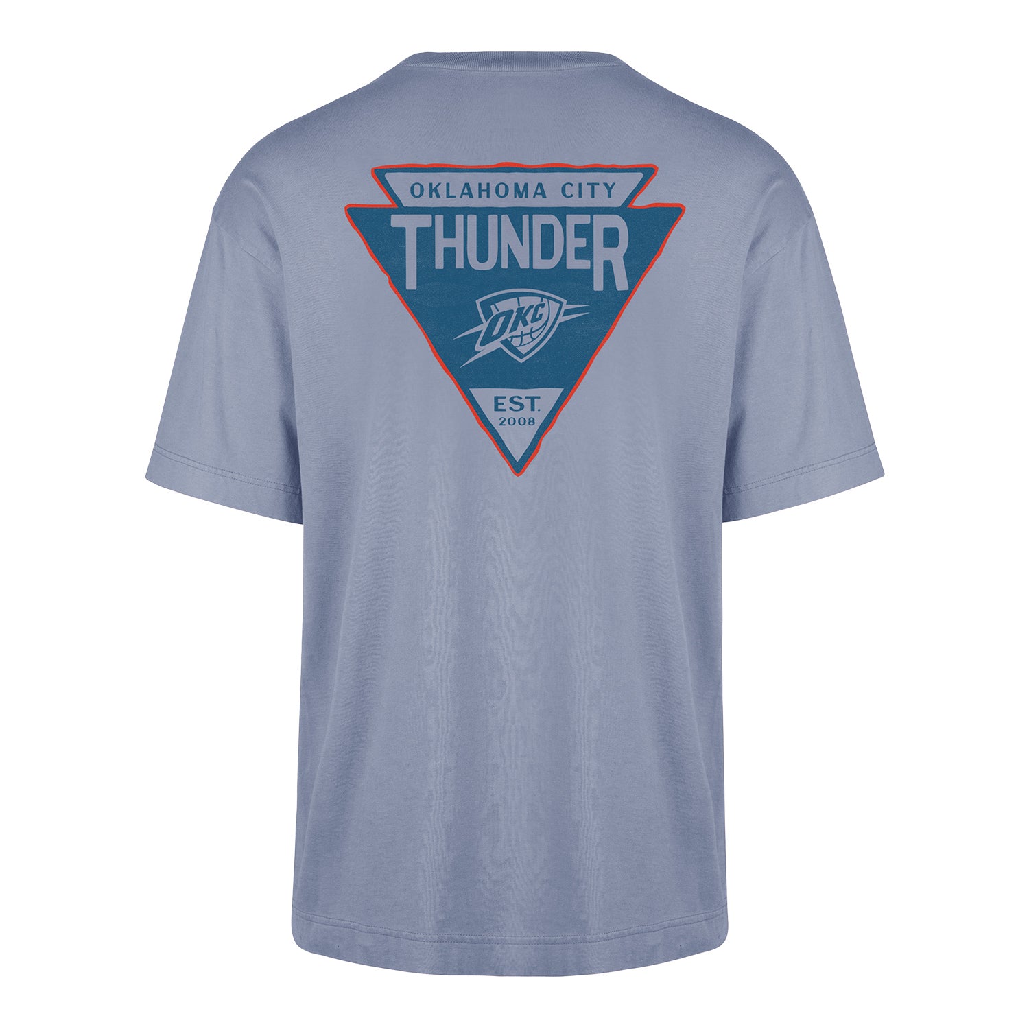 OKC THUNDER 47 BRAND OUTDOORS SWITCHBACK T-SHIRT in Blue - Back View