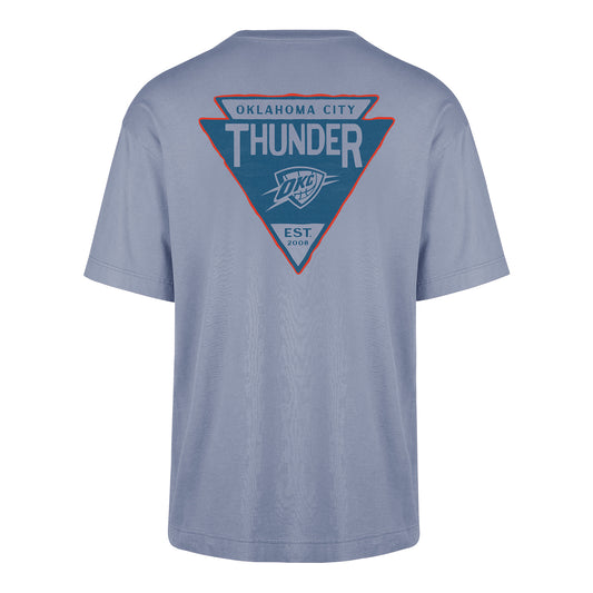 OKC THUNDER 47 BRAND OUTDOORS SWITCHBACK T-SHIRT in Blue - Back View
