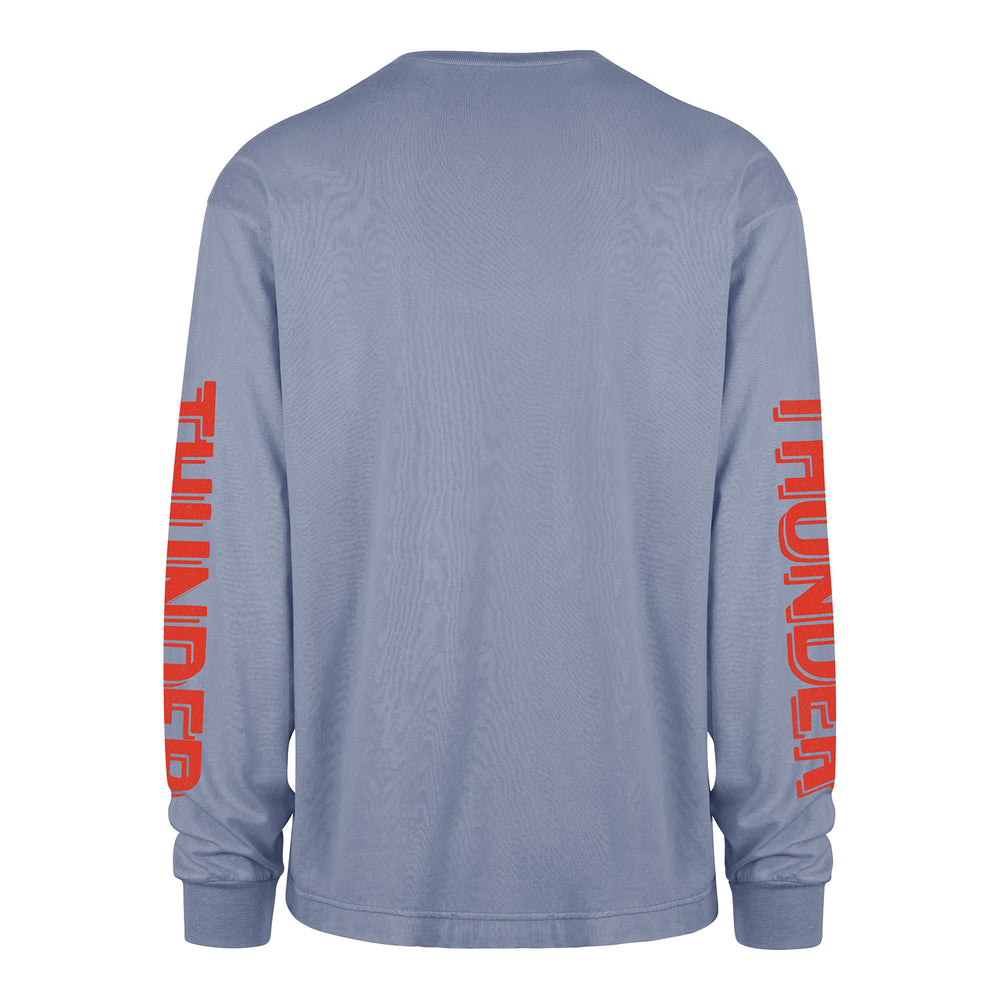 OKC THUNDER 47 BRAND OUTDOORS CAIRN RAVINE L/S T-SHIRT in Blue - Back View