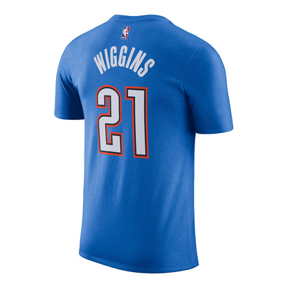 NIKE THUNDER AARON WIGGINS N&N T-SHIRT - Back View
