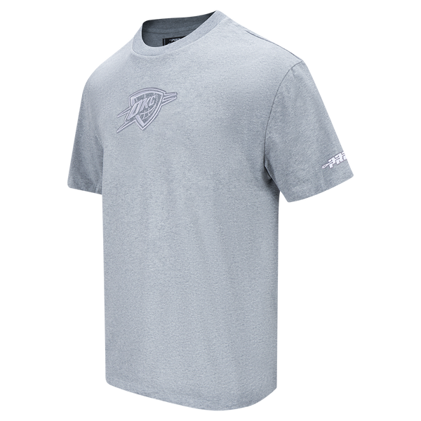 OKC Thunder Pro Standard Tonal Terry Cloth T-Shirt in Grey - Side View