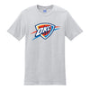 OKC THUNDER PRIMARY LOGO ASH GREY T-SHIRT