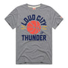 OKC THUNDER HOMAGE LOUD CITY GREY T-SHIRT