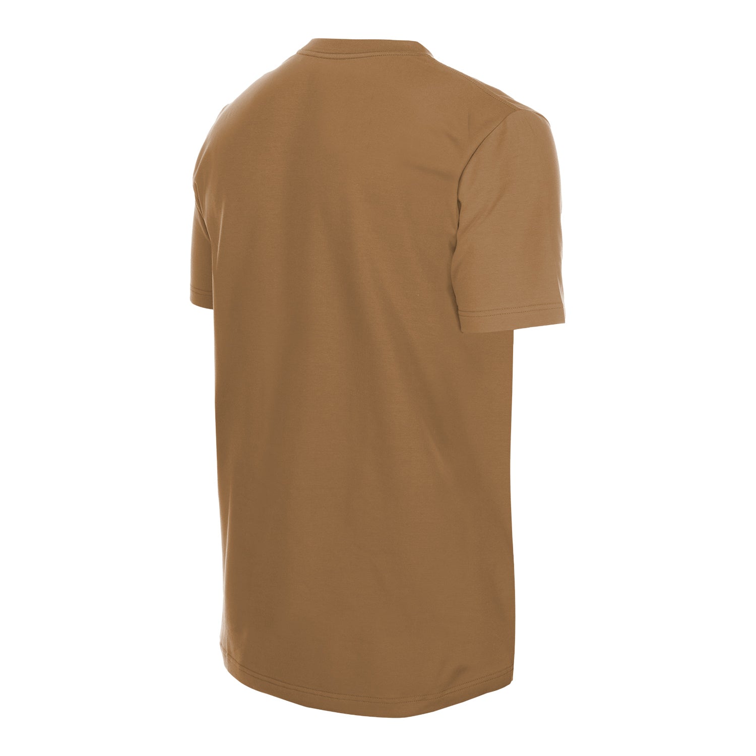 OKC Thunder New Era Core Primary Distressed T-Shirt in Brown - Back View