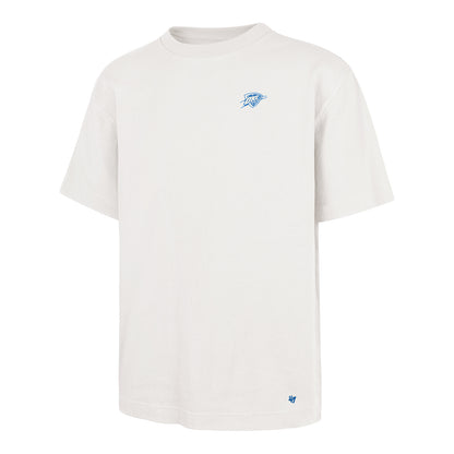 OKC Thunder 47 Brand Leon Foundation T-Shirt in White - Front View