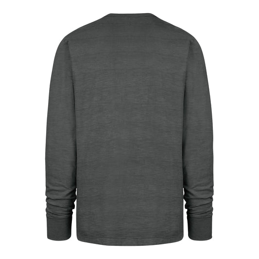 OKC Thunder 47 Brand Birch Heavy Slub Long Sleeve T-Shirt in Grey - Back View