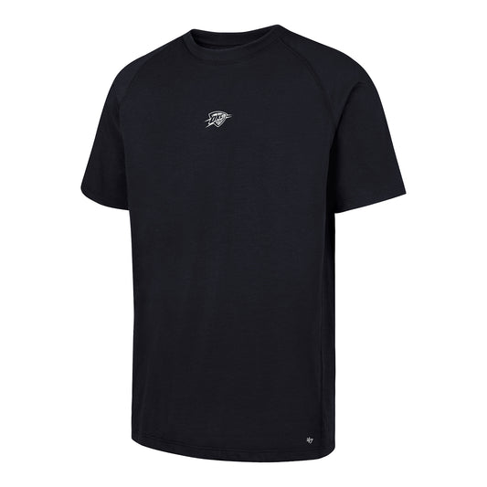 OKC Thunder 47 Brand Imprint Forward T-Shirt in Black - Front View