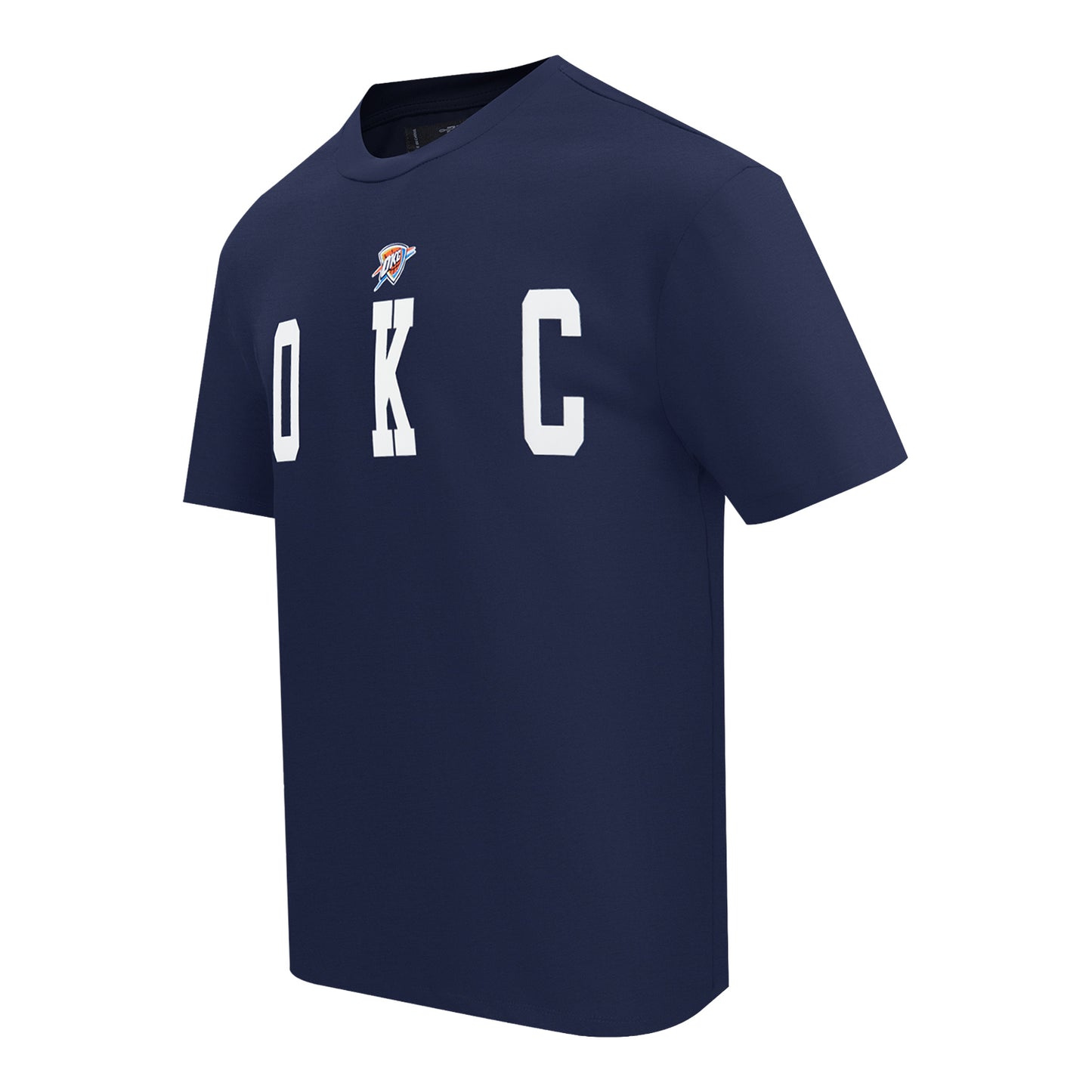 OKC Thunder Pro Standard Repeat Billboard T-Shirt in Blue - Front Left View