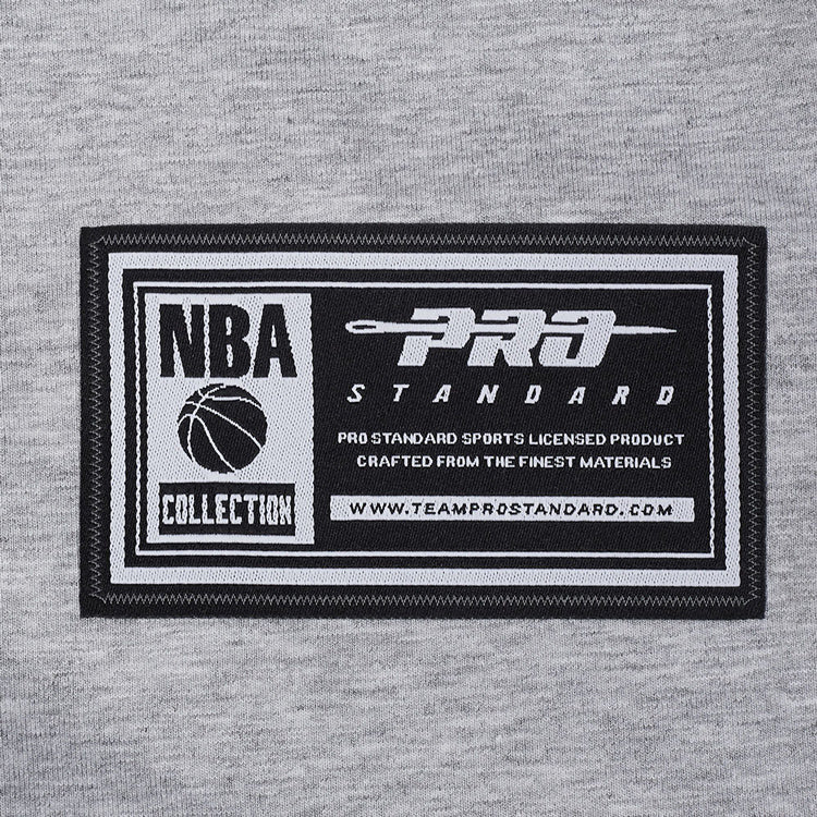 OKC THUNDER PRO STANDARD MODERN ORIGINALS GREY T-SHIRT IN GREY - PROSTANDARD TAG VIEW