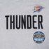 OKC THUNDER PRO STANDARD MODERN ORIGINALS GREY T-SHIRT IN GREY - THUNDER LOGO VIEW