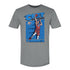 OKC THUNDER CHET HOLMGREN ACTION T-SHIRT in Grey - Front View