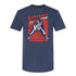 OKC THUNDER LUGUENTZ DORT ACTION T-SHIRT in Blue - Front View