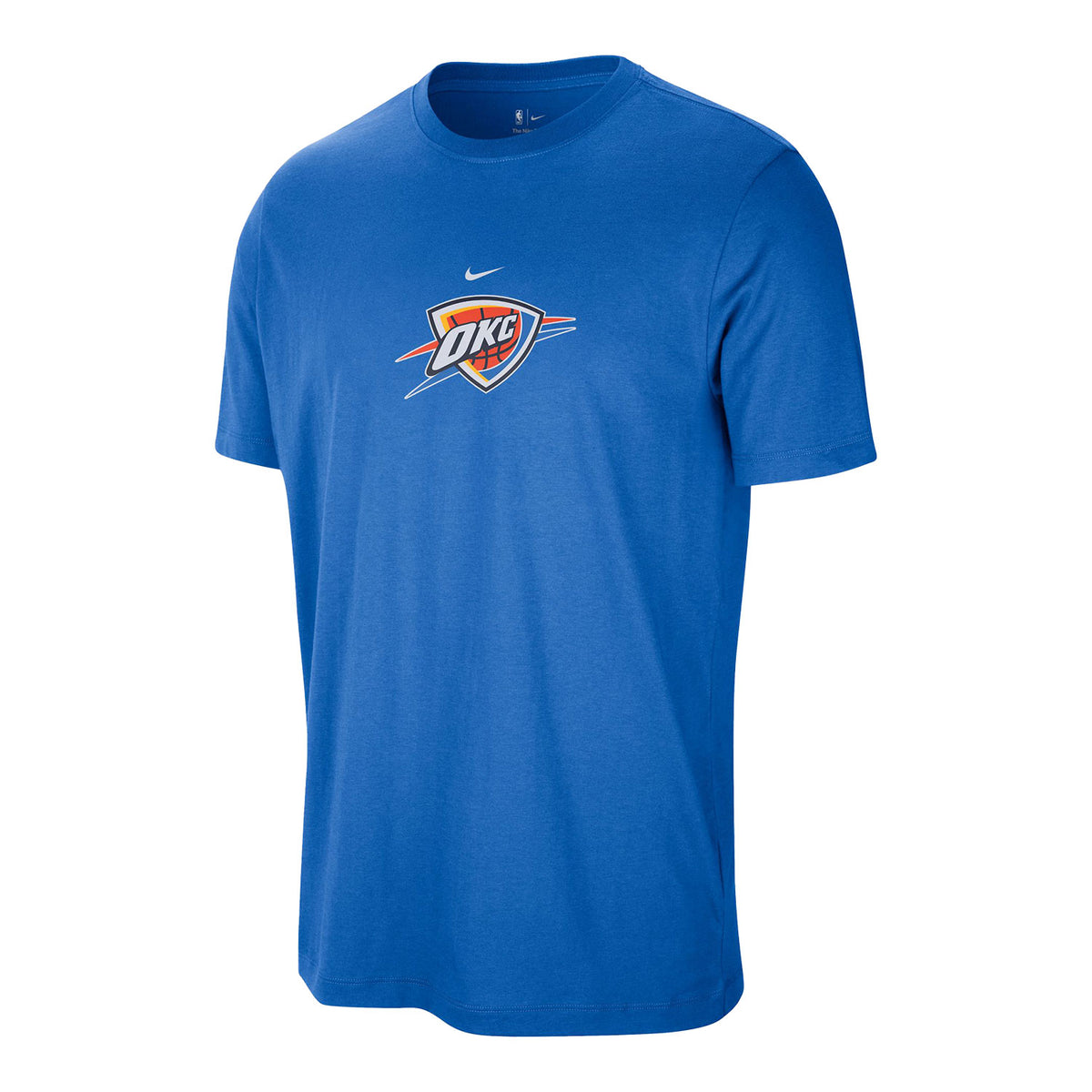 OKC Thunder Nike Shield T-Shirt in blue - Front View