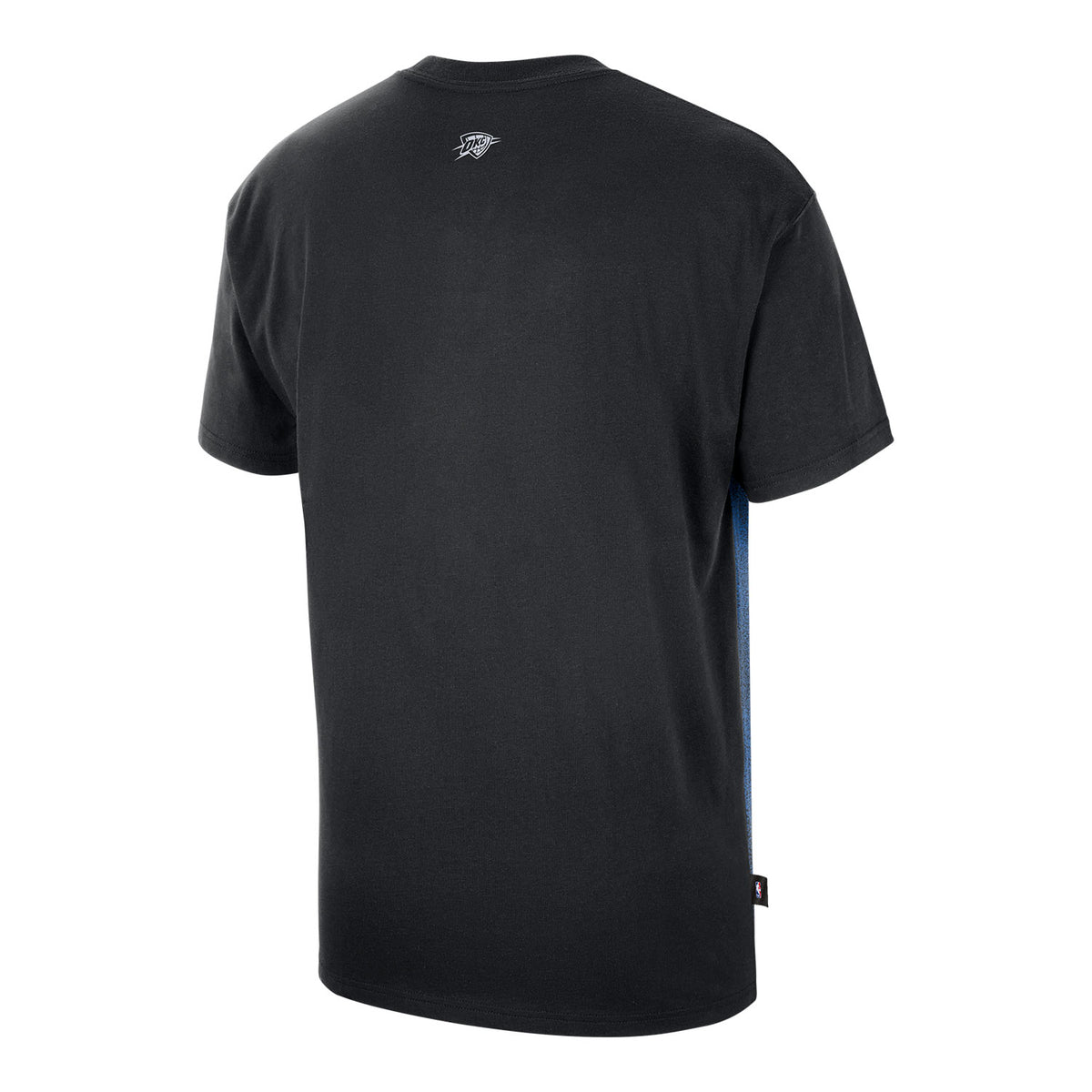 OKC Thunder Nike 2026-27 Icon Practice T-Shirt in Black - Back View