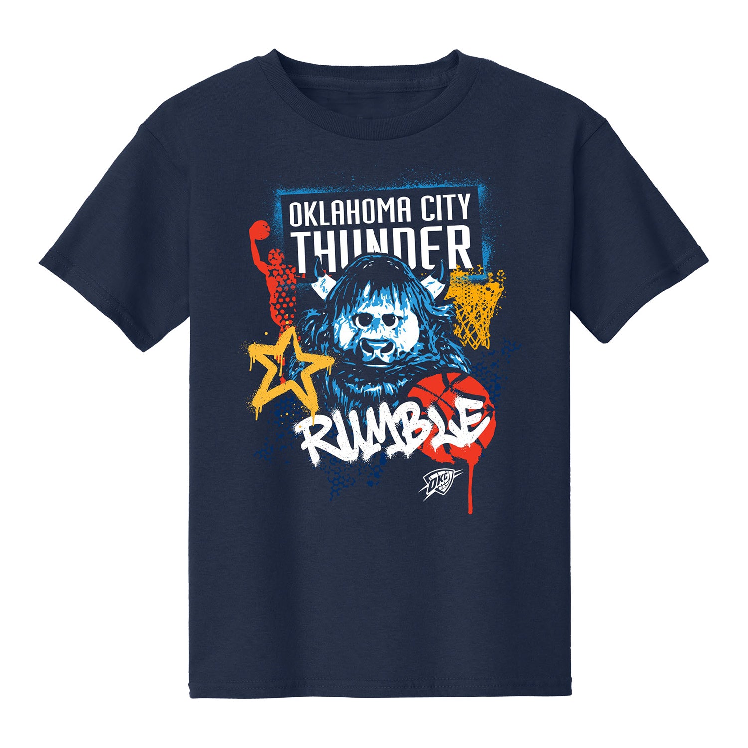 Youth OKC Thunder Rumble Graffiti T-Shirt