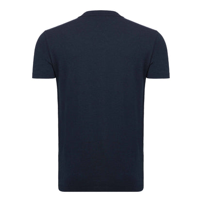 OKC Thunder Sportiqe Basketball Christo T-Shirt in Blue - Back View