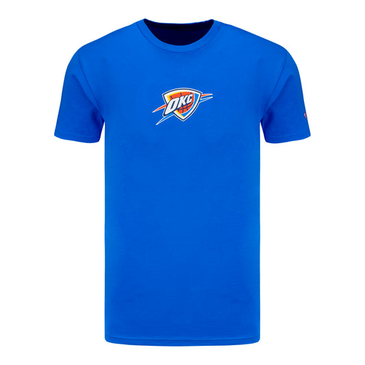 OKC Thunder IOG Silicone Patch Blue T-Shirt