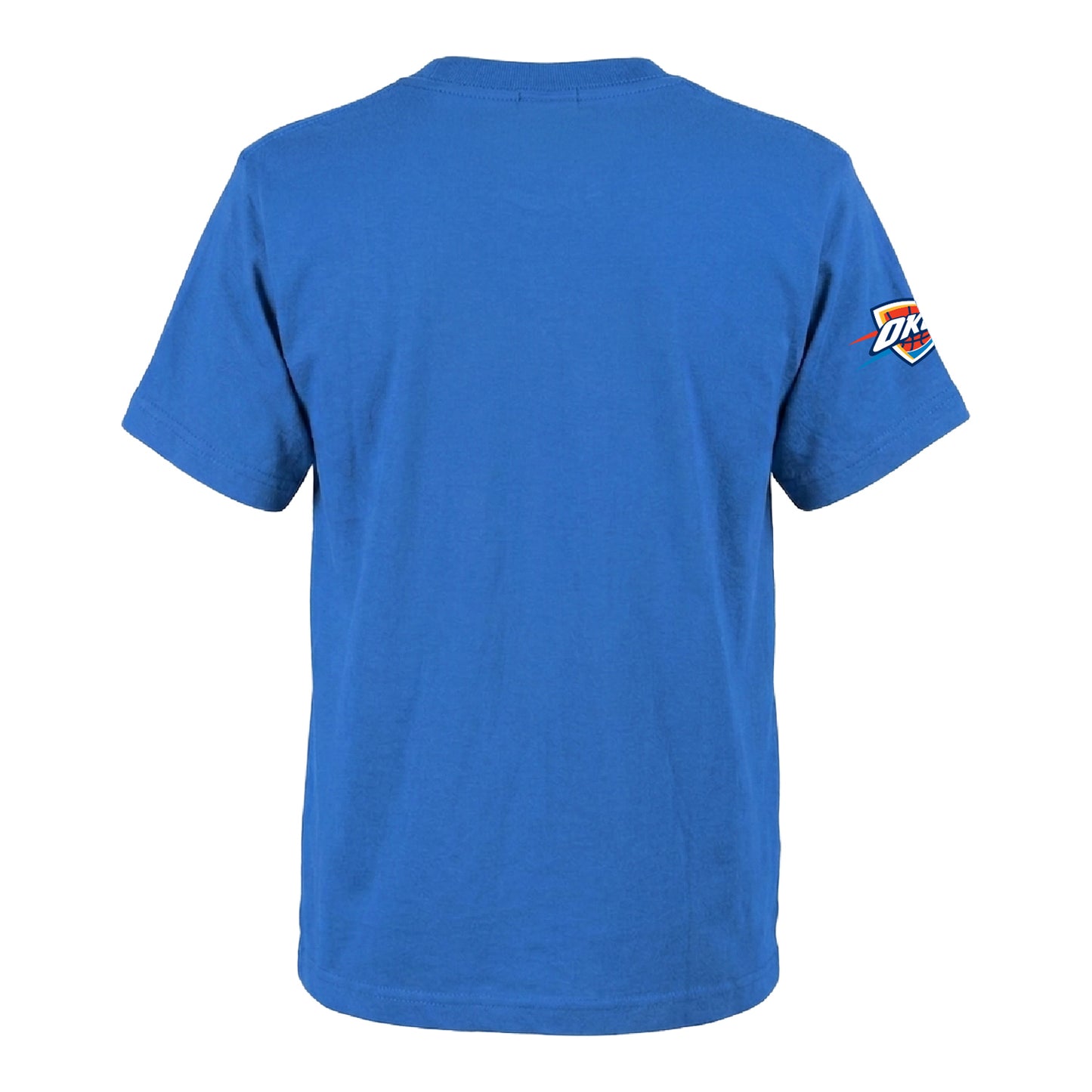 OKC Thunder FISLL Soundwave Thunder Blue T-Shirt in Blue - Back View