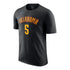 2024-25 OKLAHOMA CITY THUNDER LOU DORT CITY EDITION NAME & NUMBER T-SHIRT IN BLACK - FRONT VIEW