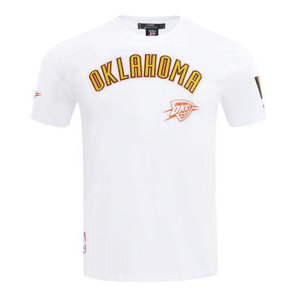 2024-25 OKLAHOMA CITY THUNDER CITY EDITION PRO STANDARD WHITE T-SHIRT