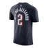 2025-26 CITY EDITION OKC THUNDER NIKE SGA N&N T-SHIRT in Navy - Back View